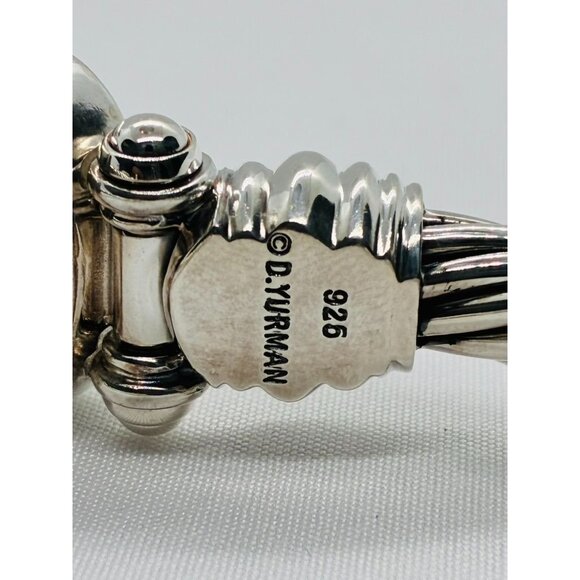 David Yurman Hinge Watch Case Bangle Bracelet 925 585 14k 5.75" - Picture 5 of 9